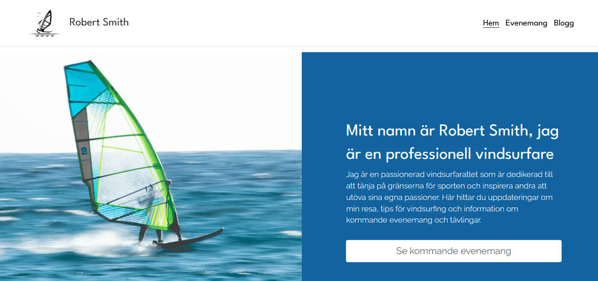 Strikingly: Ett utmärkt alternativ för enkla, visuellt tilltalande bloggar