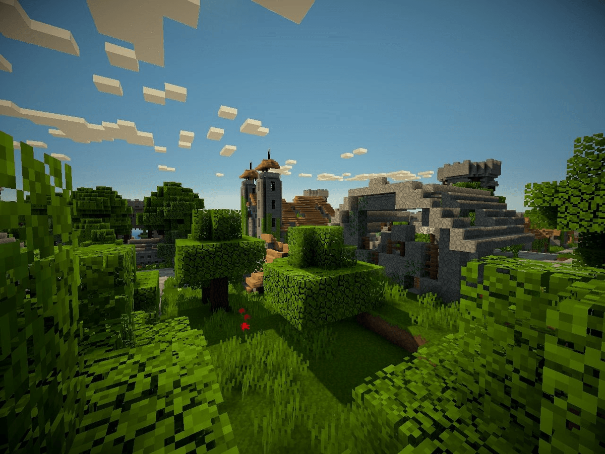 Destroyed castle map minecraft java