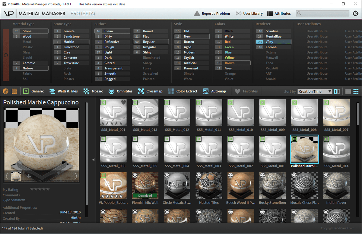 Vray 5 material library for 3ds max free download