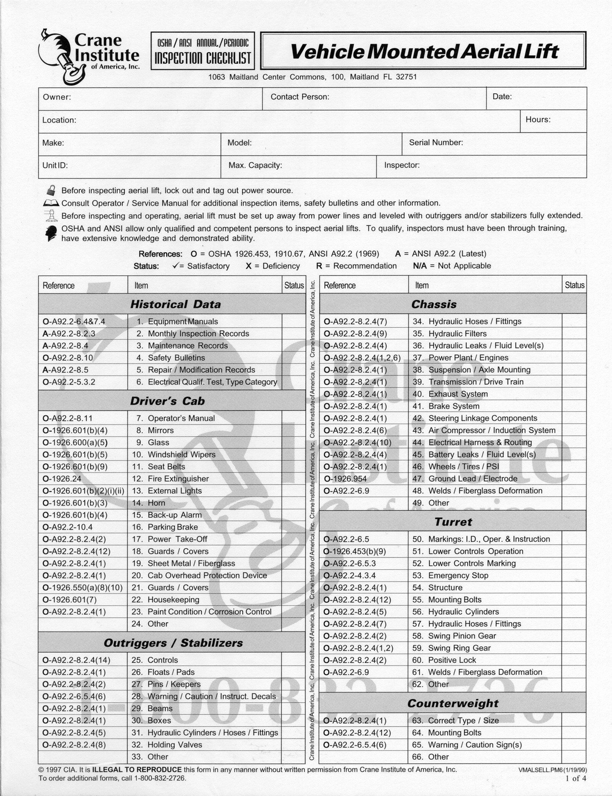 Crane lift plan osha
