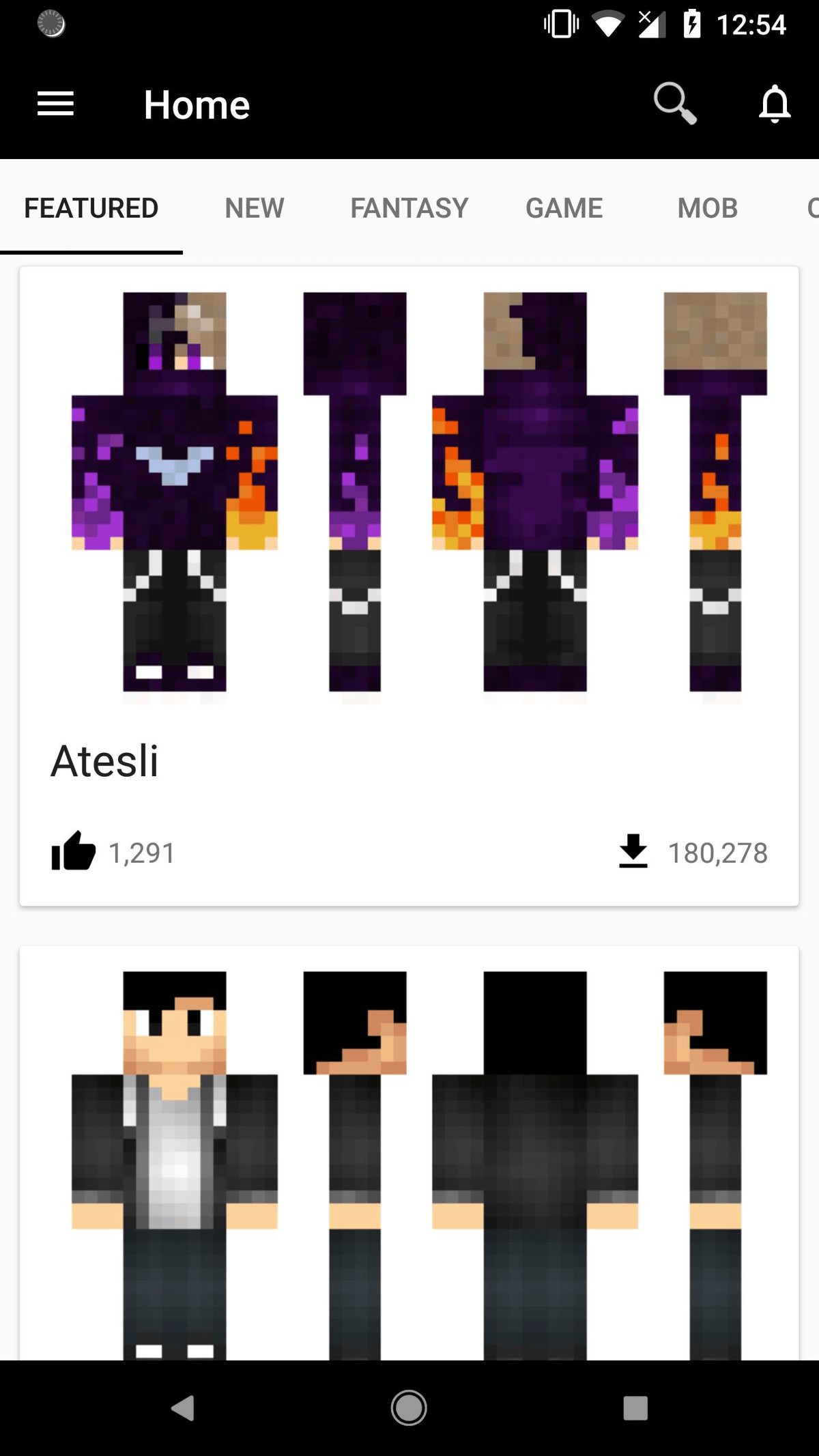 Minecraft pocket edition skins download