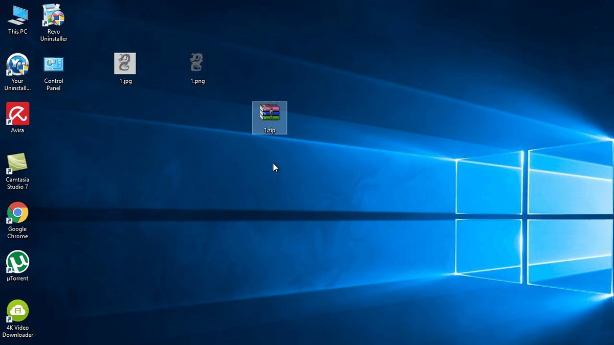 How to create a zip folder windows 10