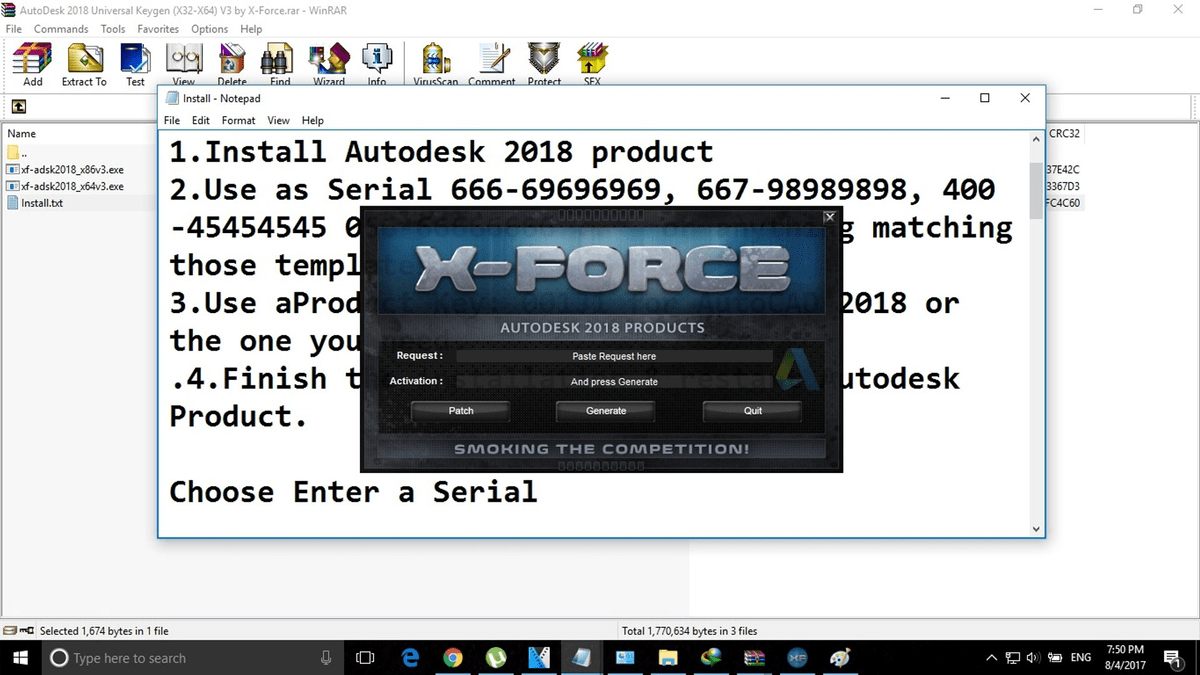 Xforce keygen autodesk 2019