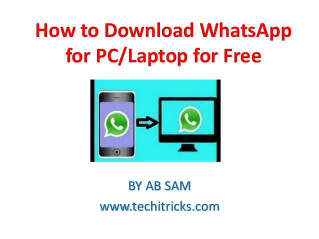 Free download for whatsapp pc