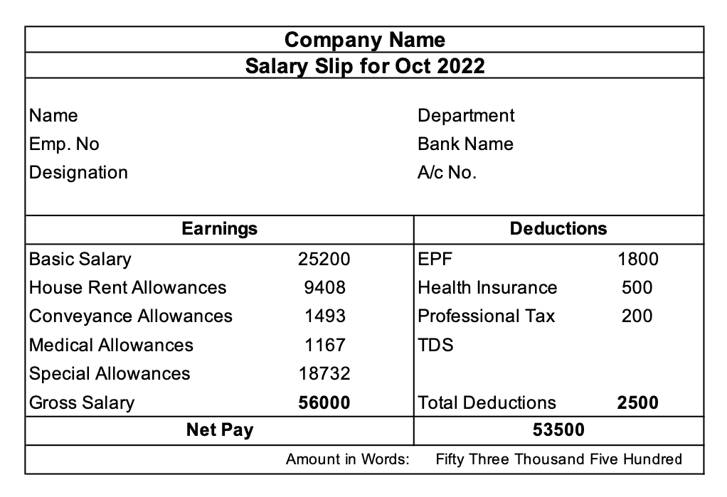 government-salary-slip-format