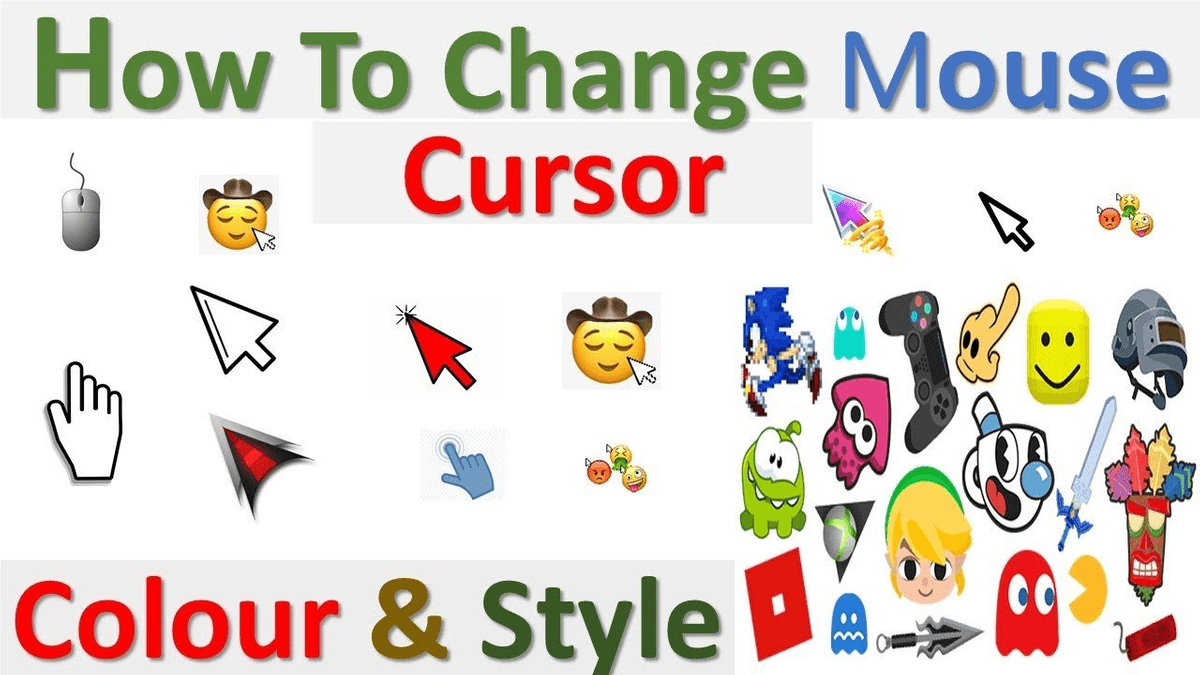 How to change mouse cursor color on windows 10
