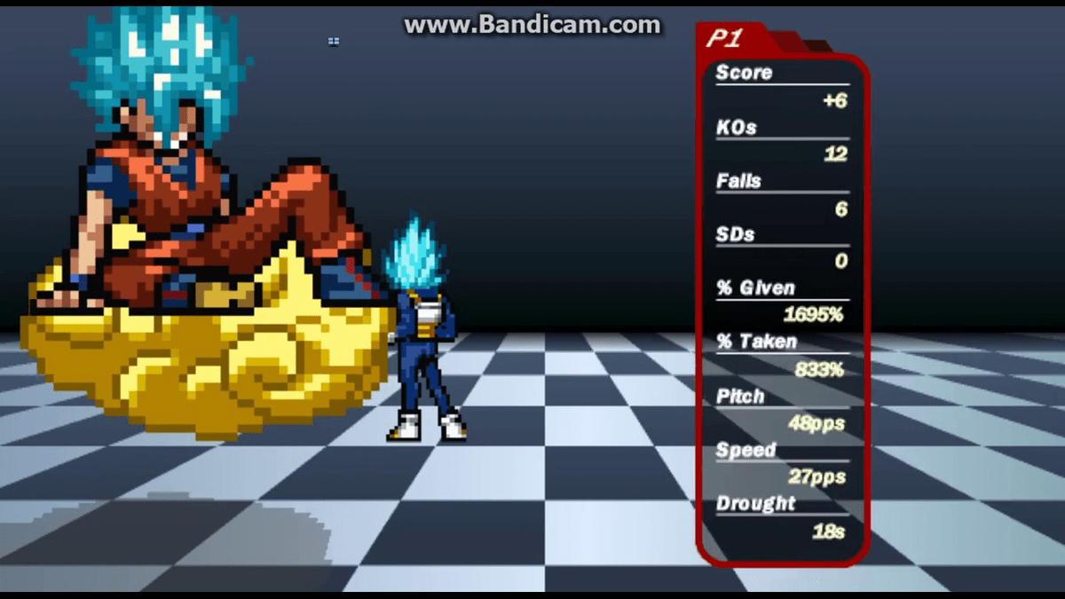 Smash Roster Large Super Smash Flash 3 Vegeta