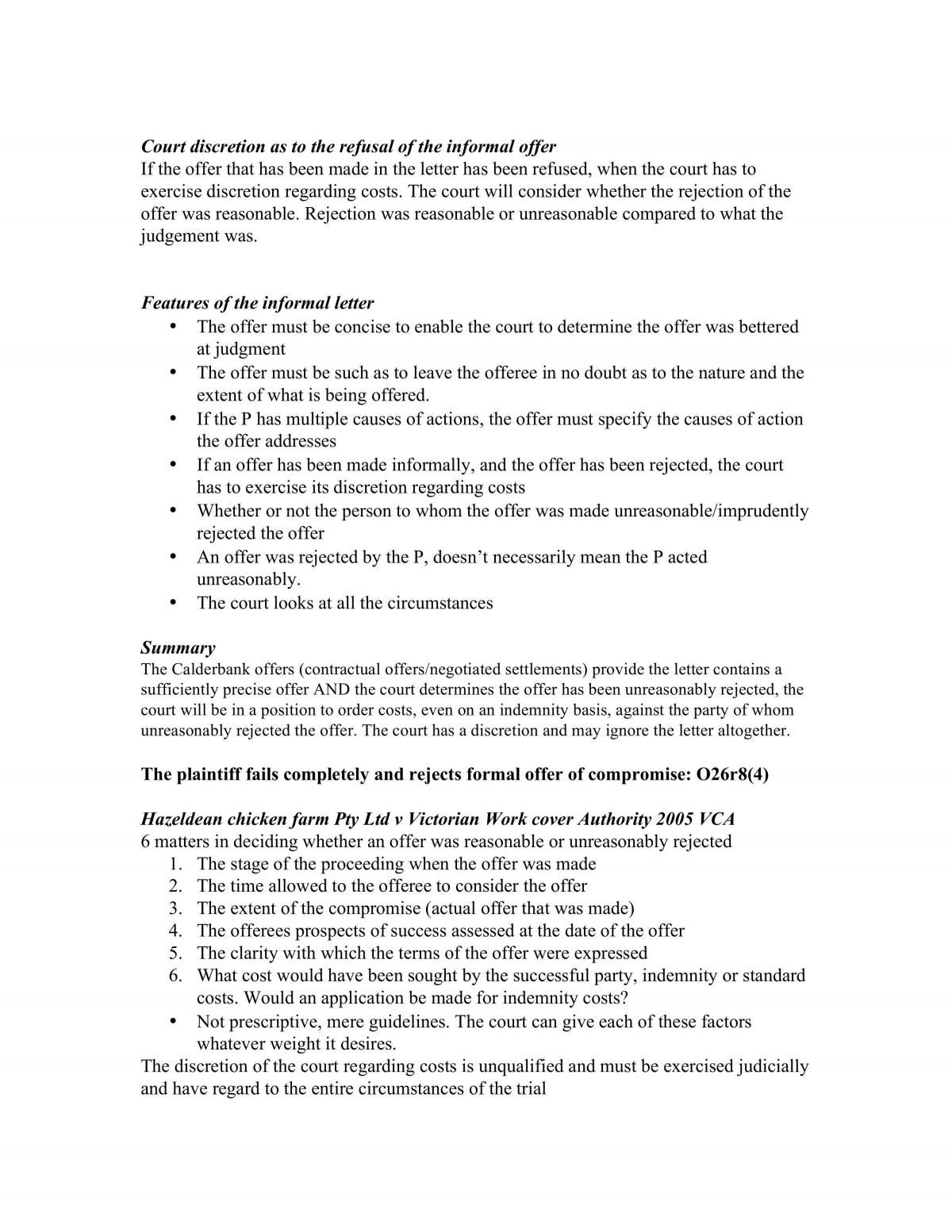 Calderbank letter template