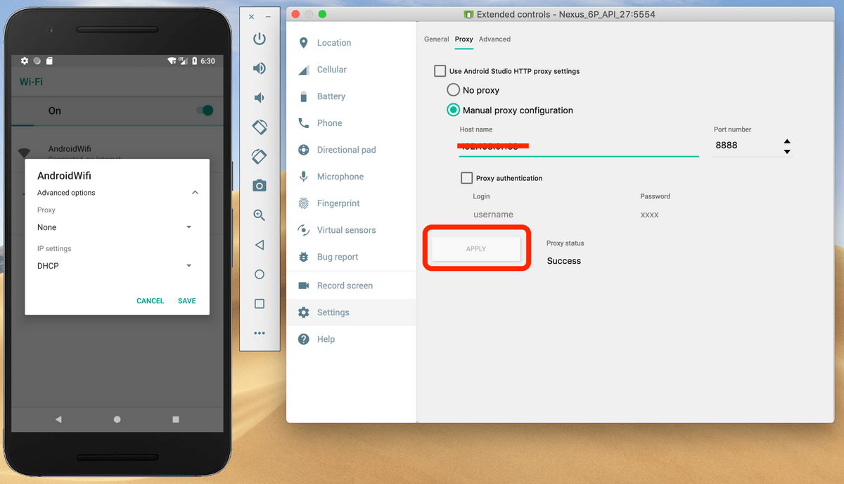 - nativescript app cannot connect to android emulator... Android emulator internet not working mac