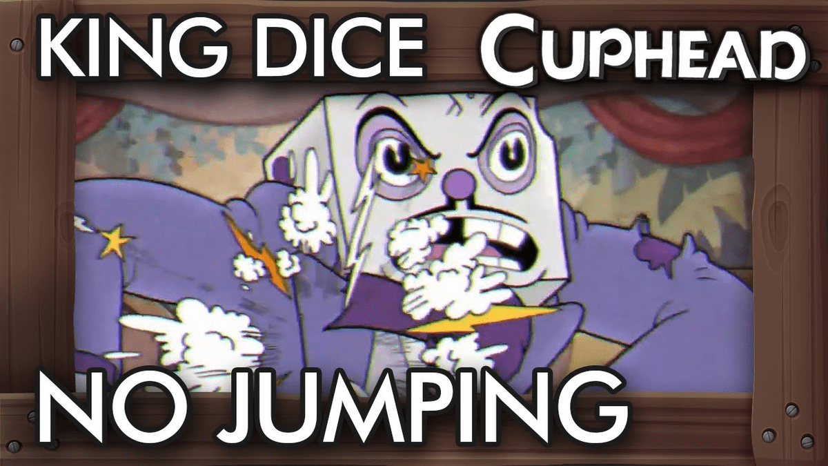 Cuphead king dice cards jump parry dash