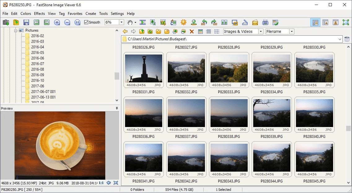 Faststone image viewer