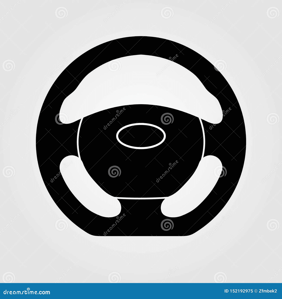 Illustration car steering wheel driver