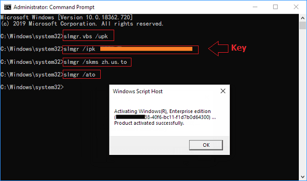 Activate windows 10 cmd 2020