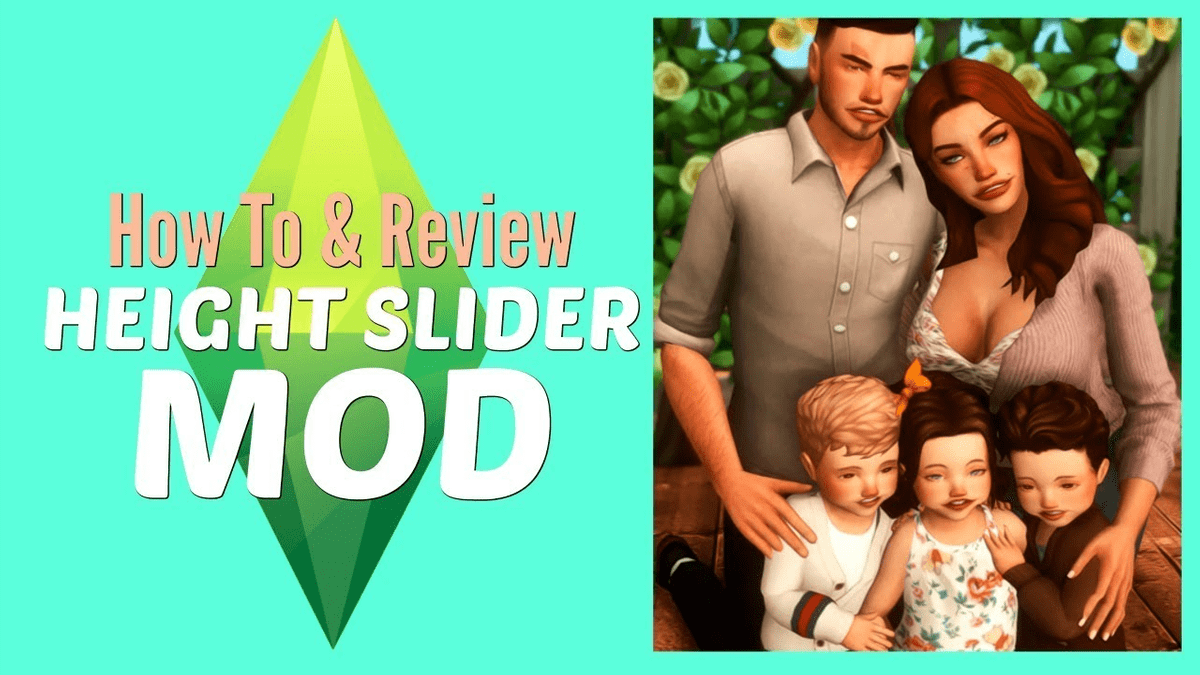 Sims 4 children height slider mod