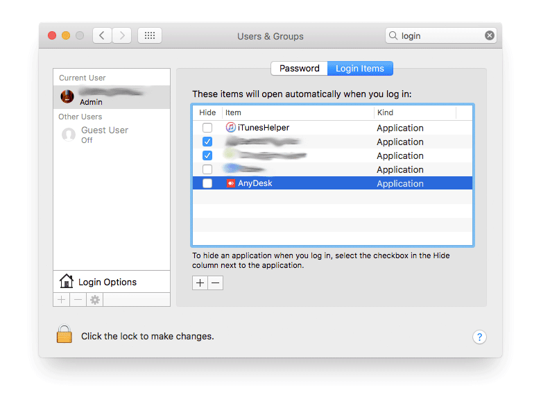 How to view the anydesk authorization window