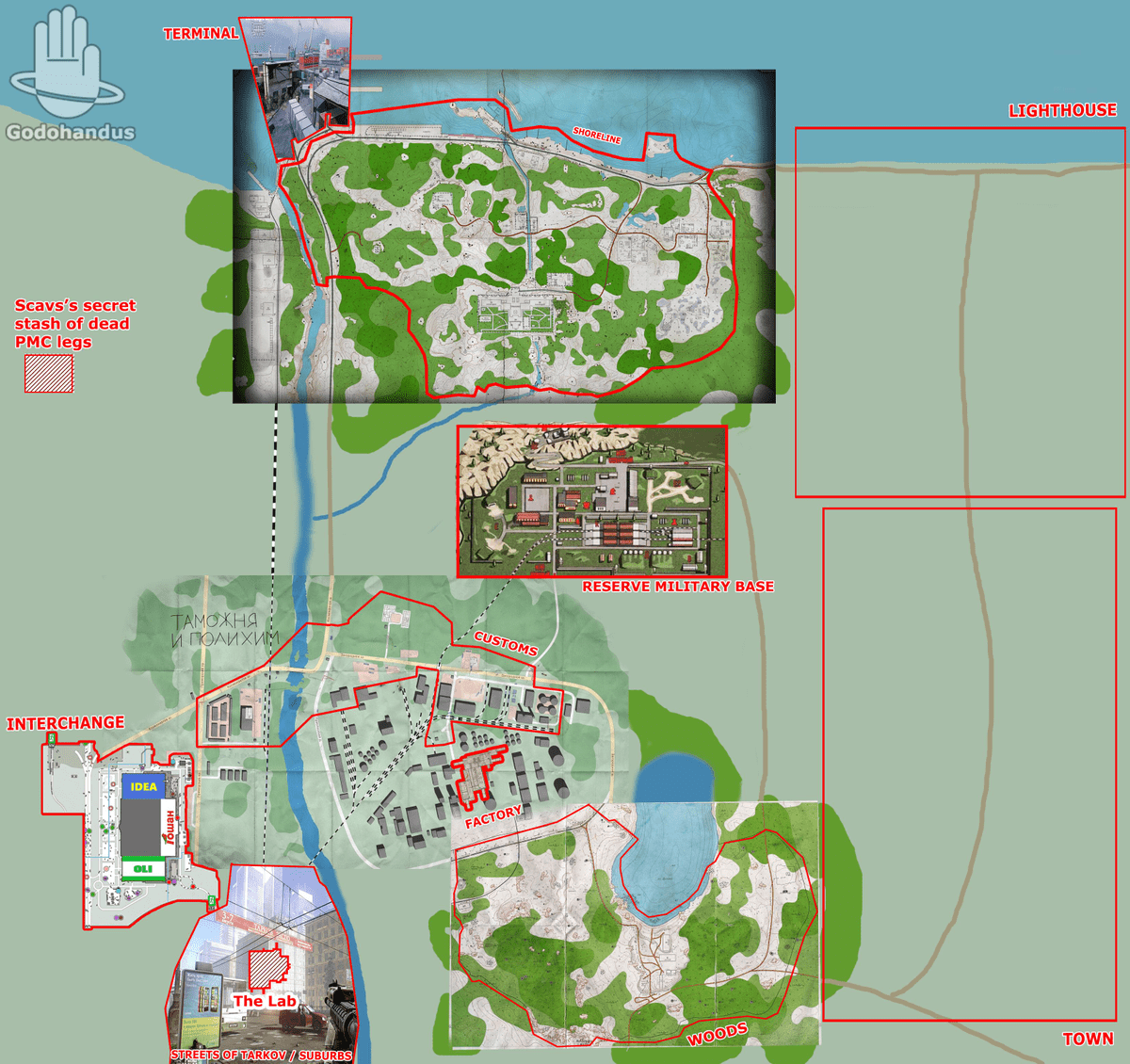 Escape from tarkov reserv map