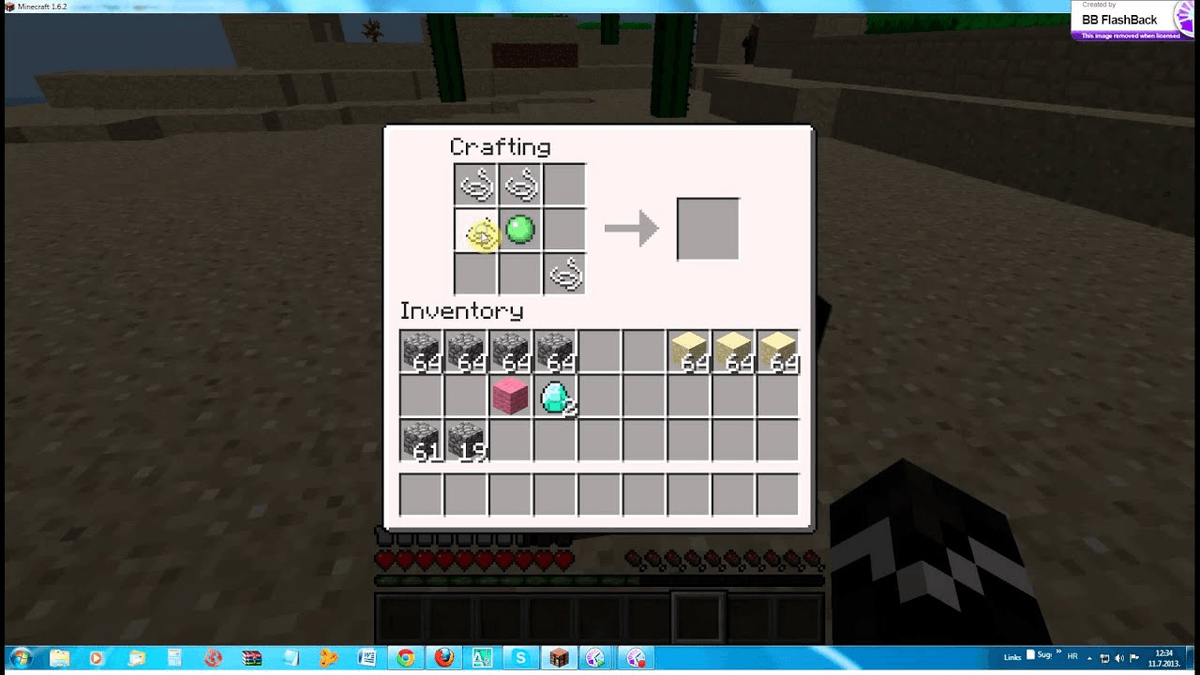 Lead Minecraft Recipe How To Make Fireworks In Minecraft