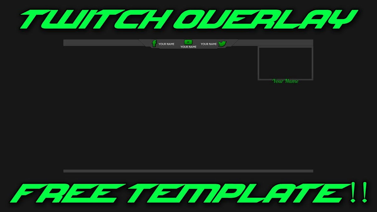 Obs overlay template free