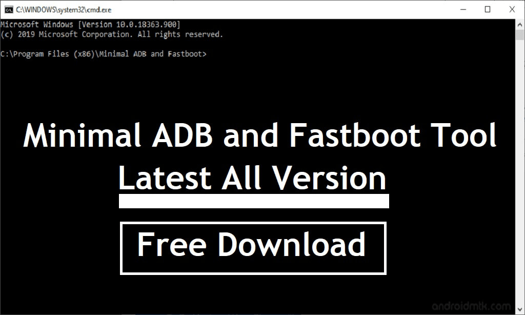 Minimal adb fastboot v1.1.3 setup zip