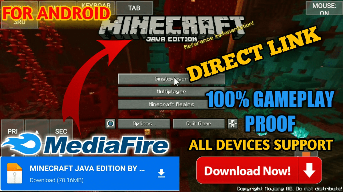 Minecraft java edition free download for pc