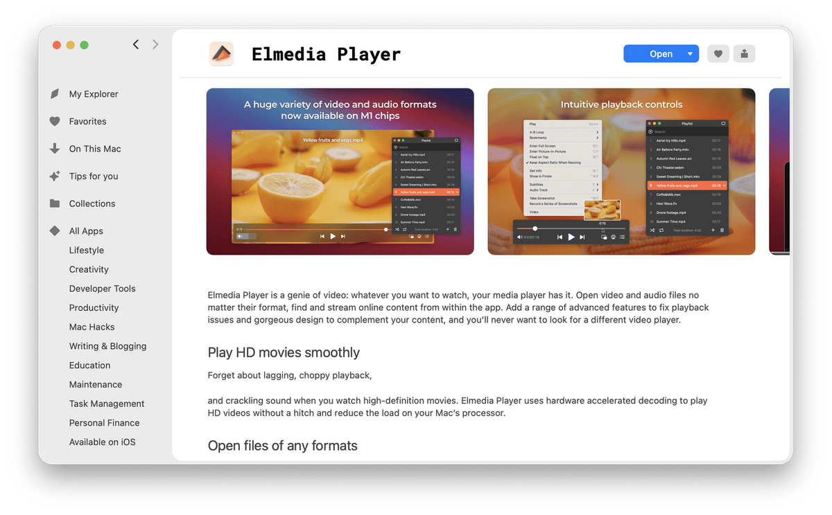 Change default movie player in osx