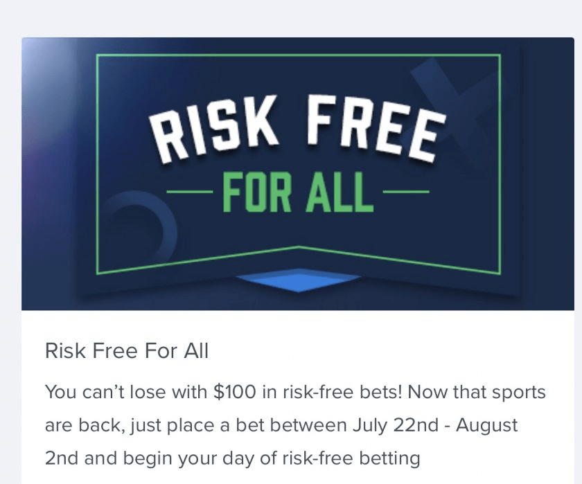 Fanduel sportsbook credit card