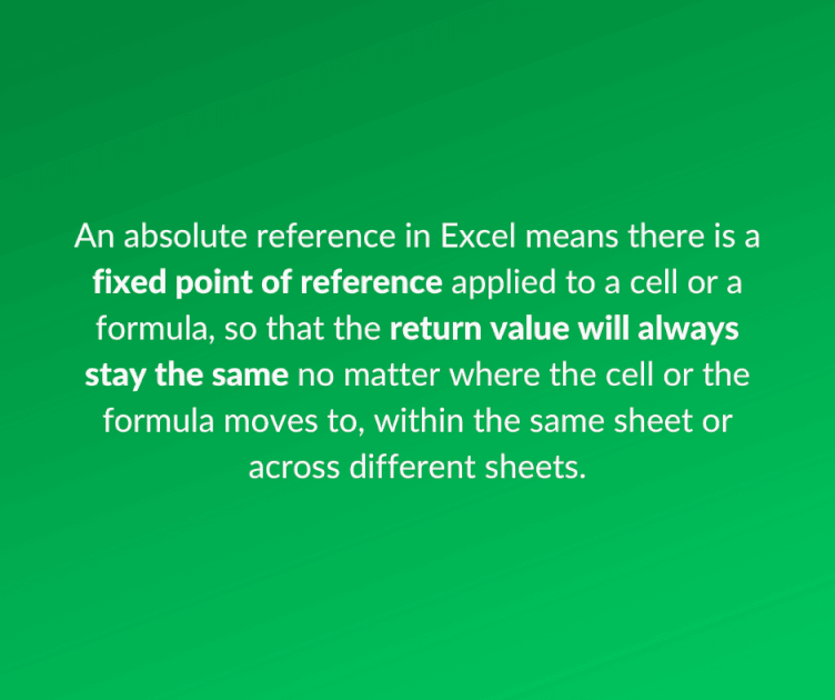 Absolute in excel for mac