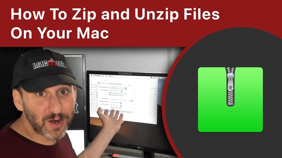 Open a zip archive file on a mac for free