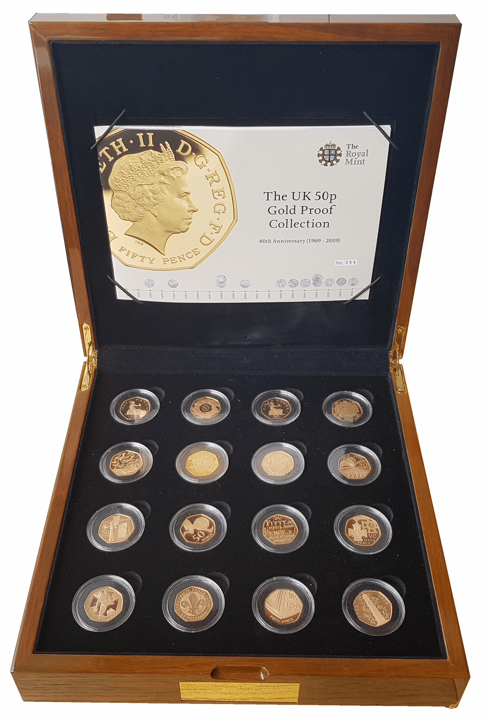 50p coin collection gift
