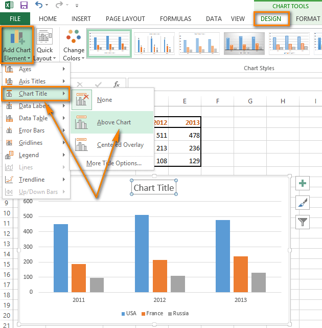 Add an x and y label in excel for mac
