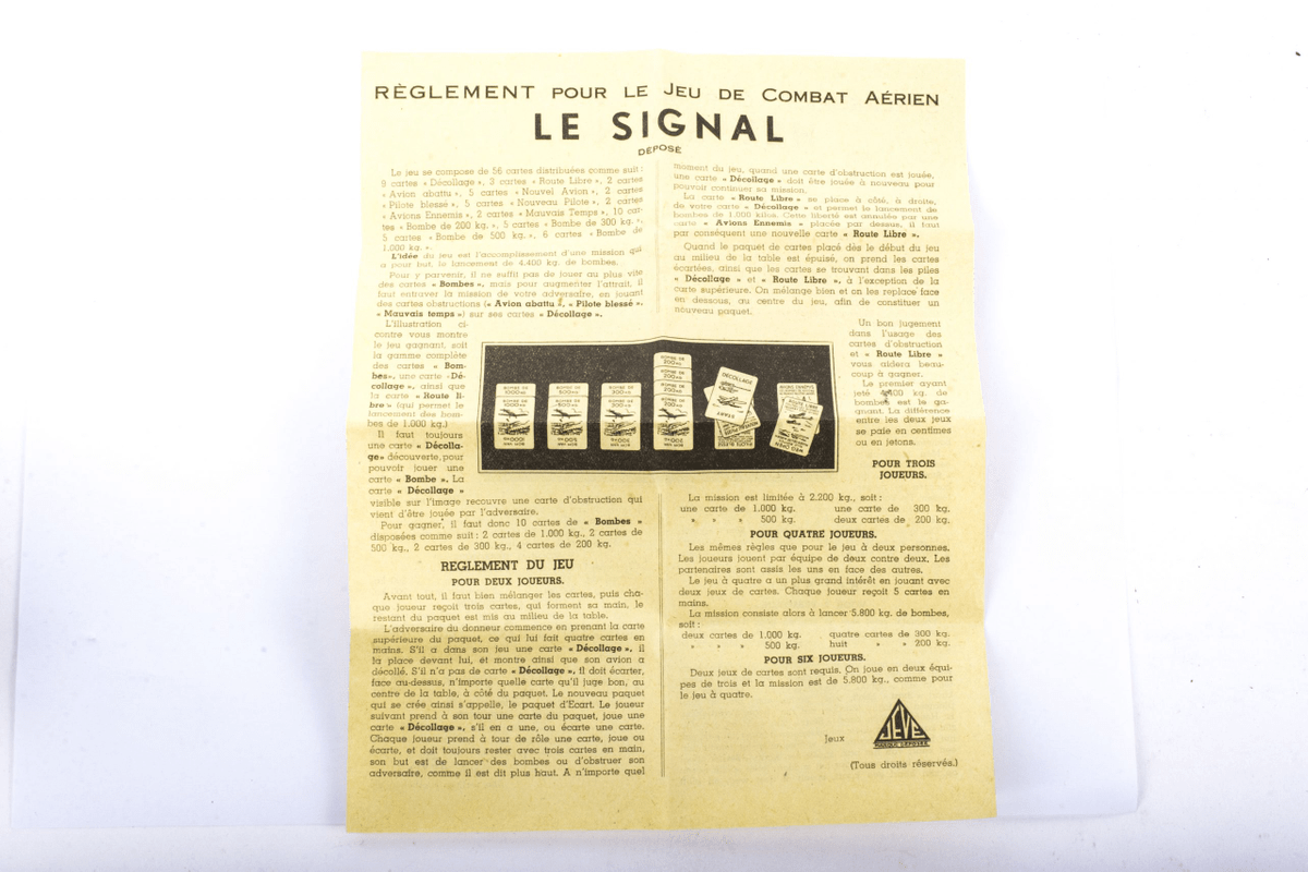 Signal card game rules