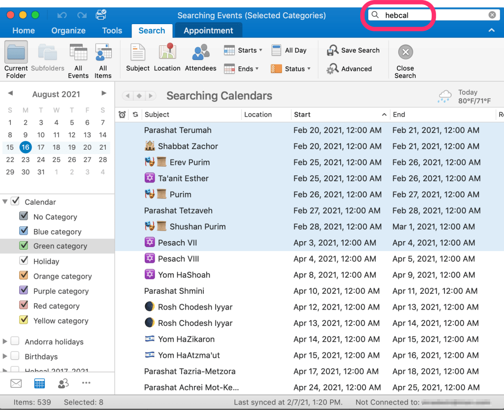 A deleted event on outlook calendar for mac keeps poppi...