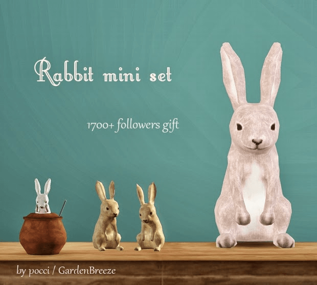 Sims 4 rabbit pet mod