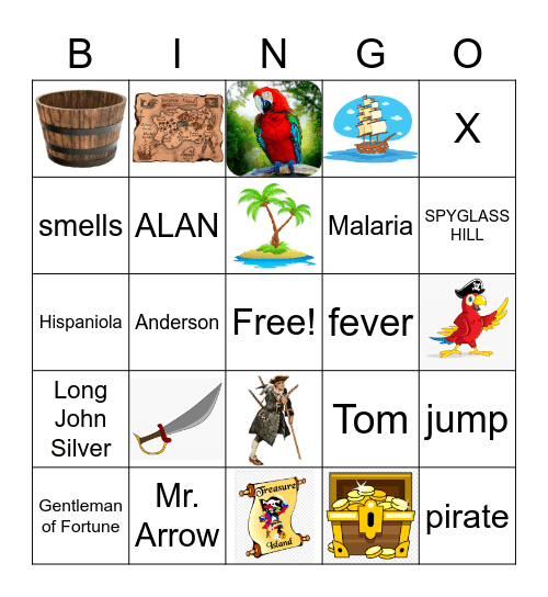 Treasure island bingo schedule