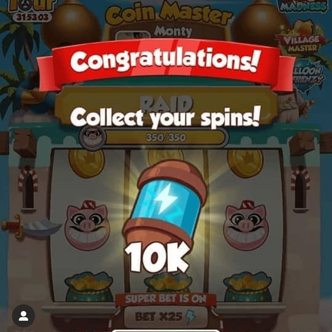 Daily free spin coin master link