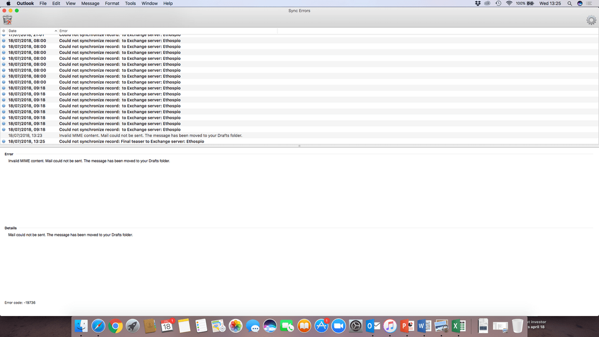 Outlook for mac not syncing deleted appointments