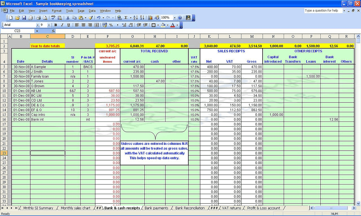 Business plan excel free template download