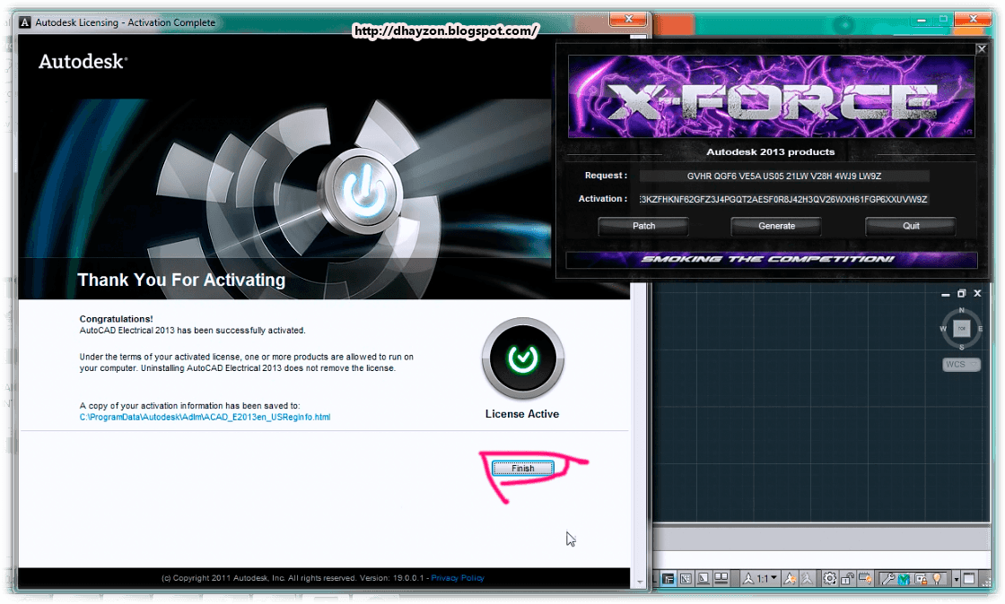 Keygen autocad 2013 64 bits xforce