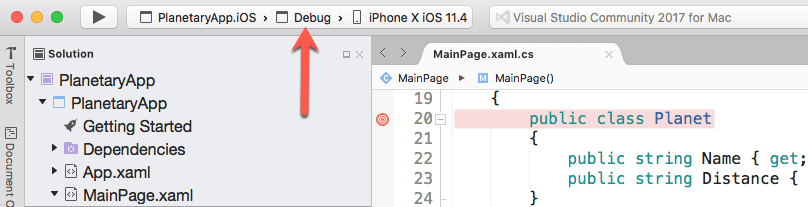 Getting started with visual studio for mac