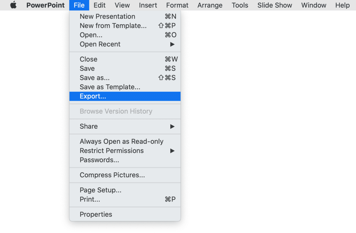 Powerpoint for mac export no audio