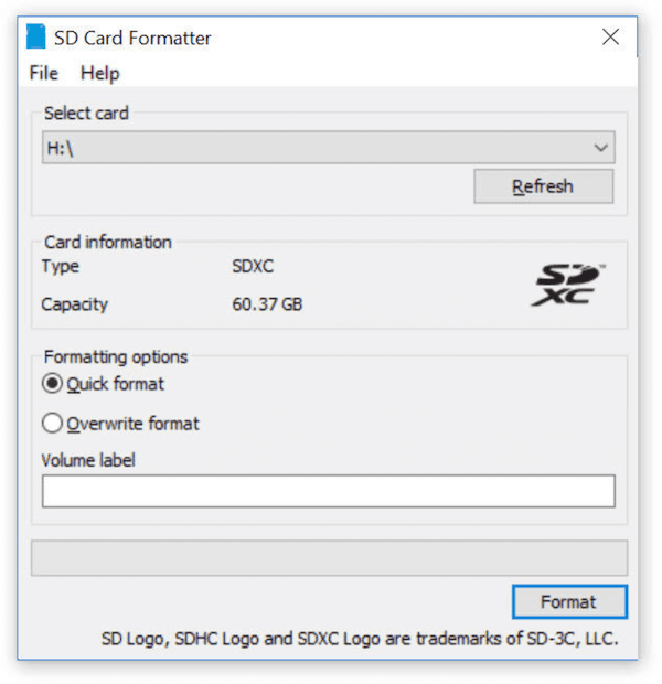 Format sd card for android on mac