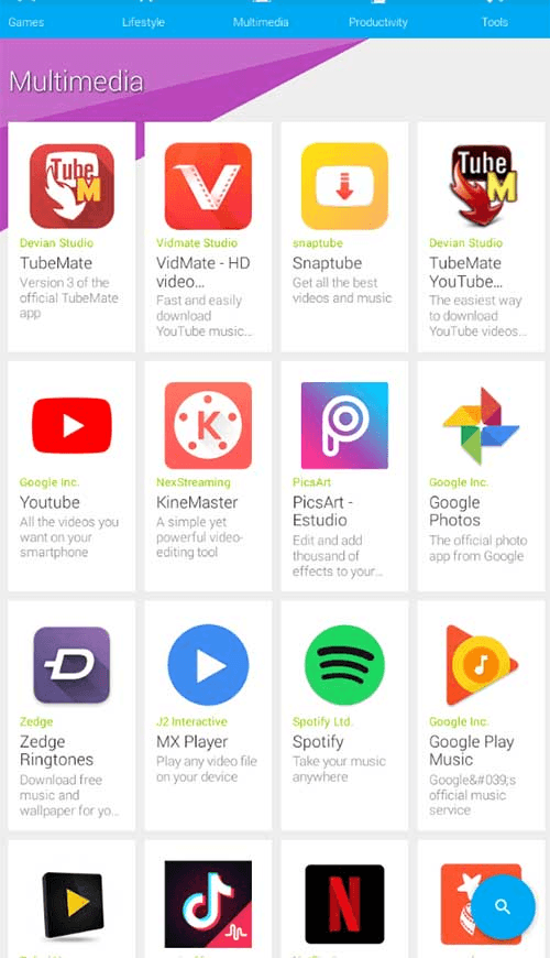 Apk store app