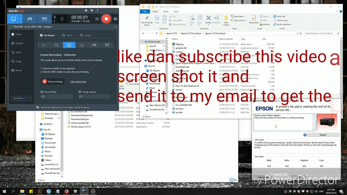 Download resetter epson l3150 full crack