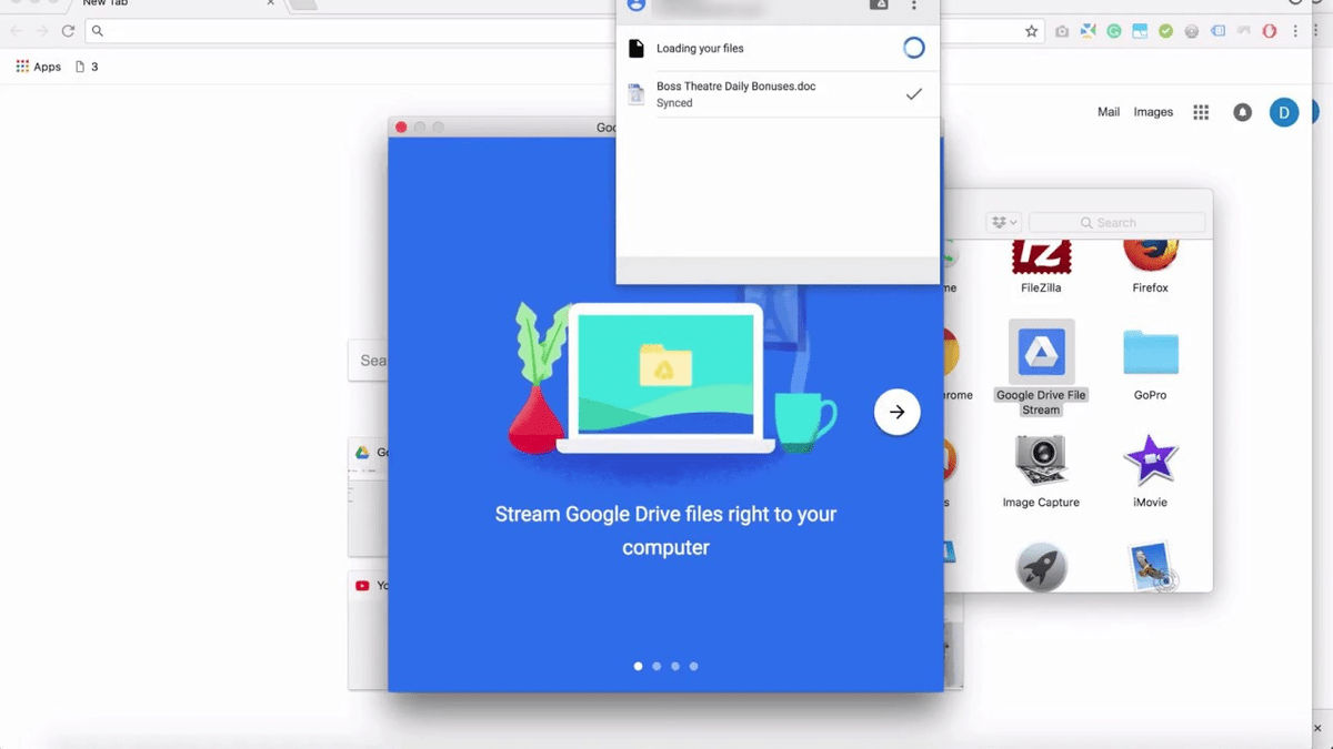 What is google drive file stream for mac