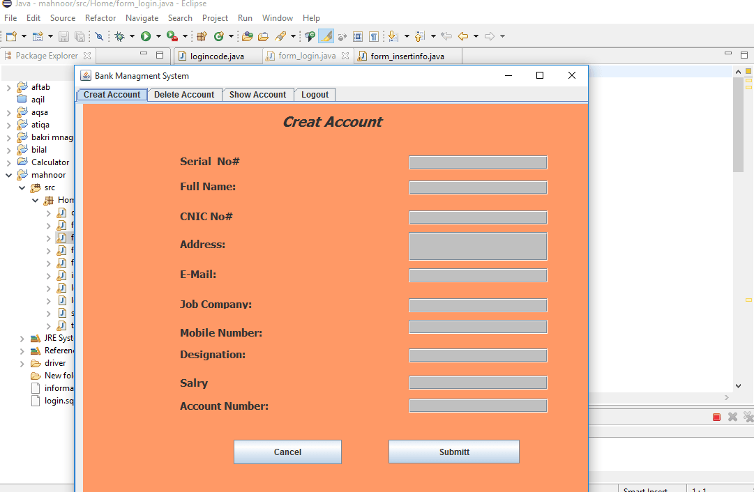 Blood bank management system java project