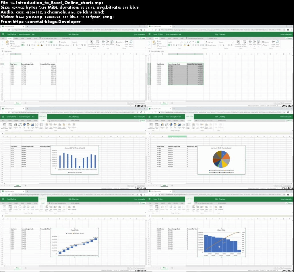 Learn excel online free simulation