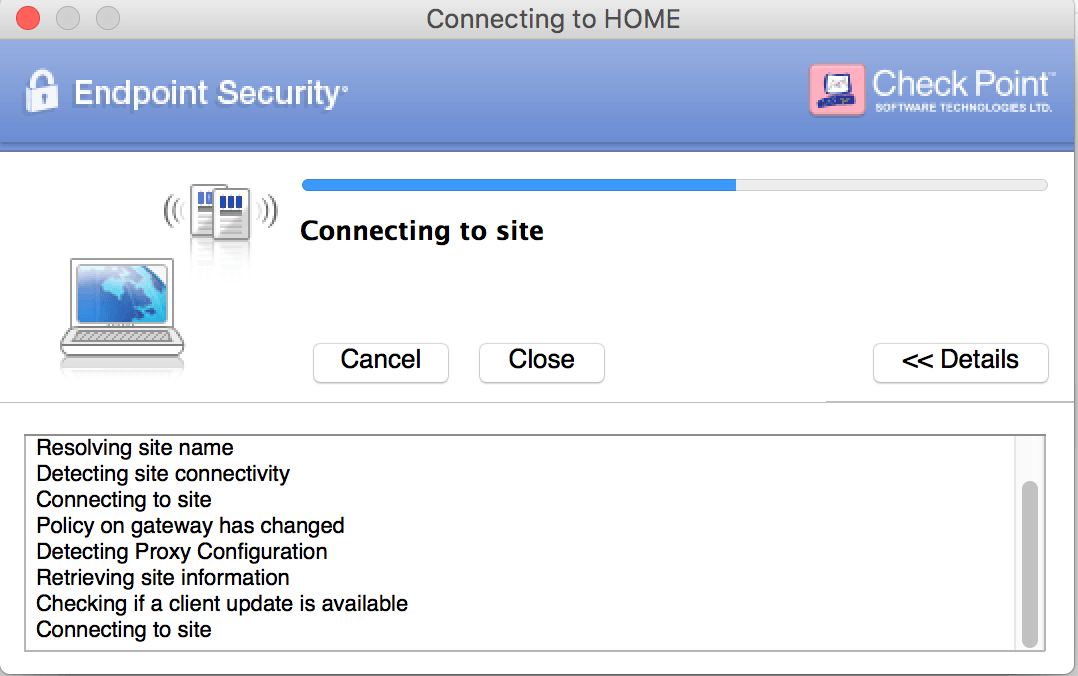 Checkpoint endpoint security mac