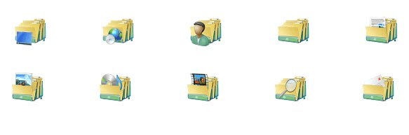 Windows 10 custom folder icon pack