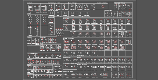 Cad block electrical symbols