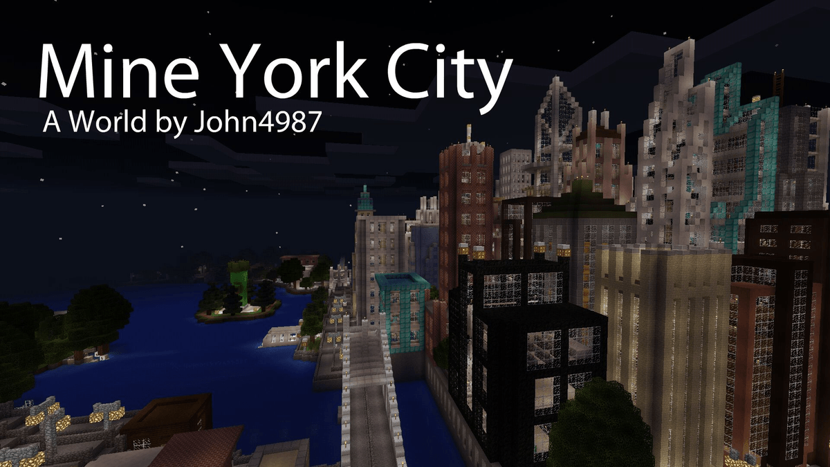 New york city map for minecraft 1.7.10
